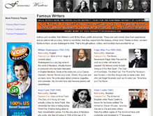 Tablet Screenshot of famouswriters.net